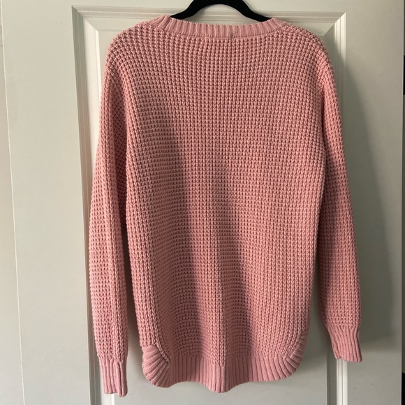 Baby Pink Zenana Knitted Sweater - Picture 2 of 3